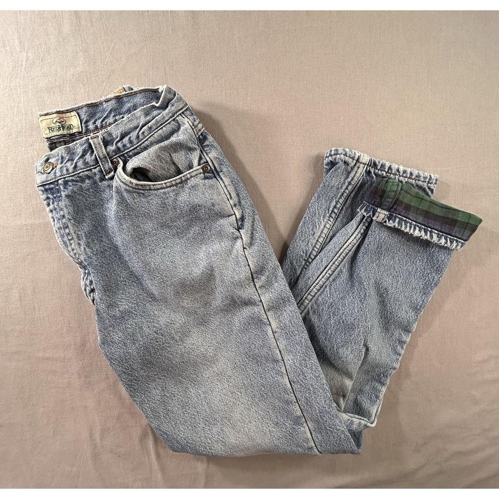 Redhead Flannel Jeans 33x30 (actual‎ 31x29.5) Stonewashed Winter